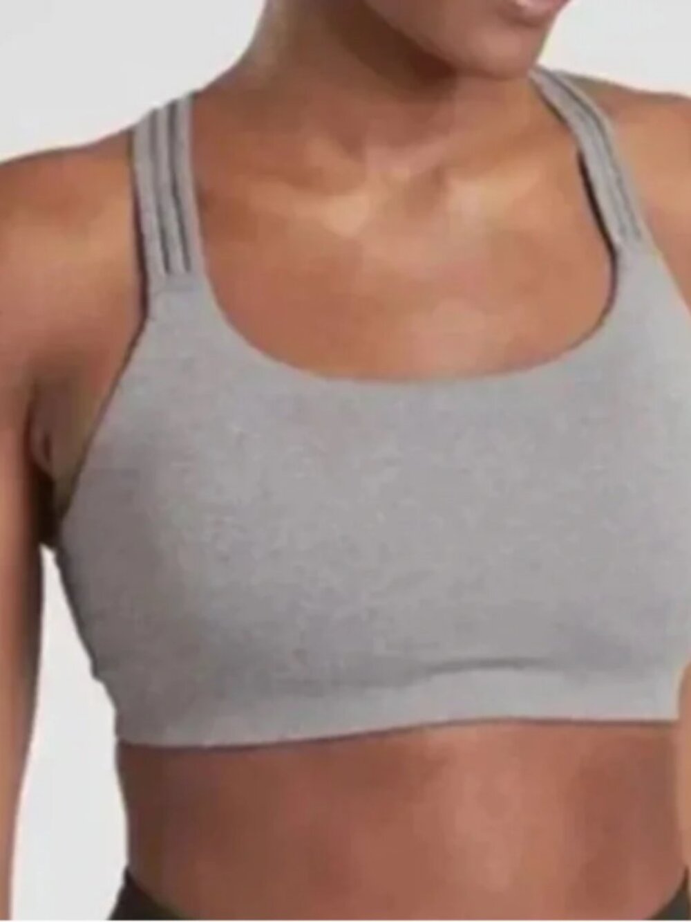 Athleta Hyper Focused Sports Bra; Grey; Size XL